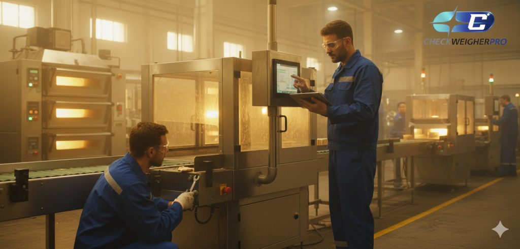 Kalibrasi Harian Checkweigher di Lingkungan Panas