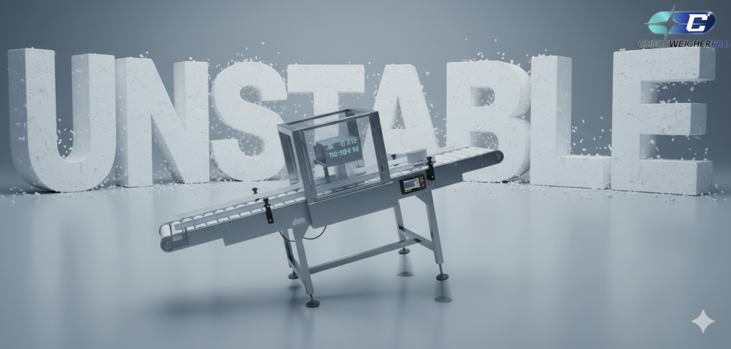 Kenapa Timbangan Produksi Sering Tidak Stabil Saat Line Berjalan Cepat?
