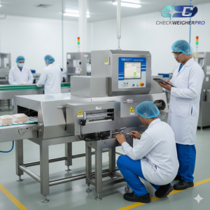 Kalibrasi Harian Checkweigher di Pabrik Ikan Beku