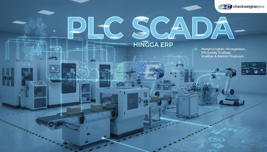 Cara Menghubungkan Checkweigher dengan Sistem Produksi Otomatis