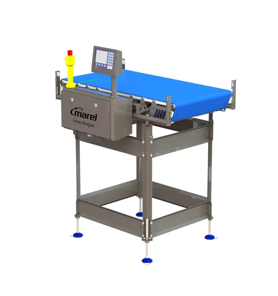 Marel Checkweigher untuk Grading Berat & Kontrol Yield