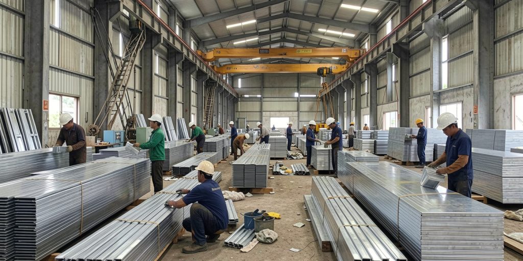 Solusi Product Inspection untuk Industri Barang Dari Logam Bukan Aluminium Siap Pasang Untuk Bangunan